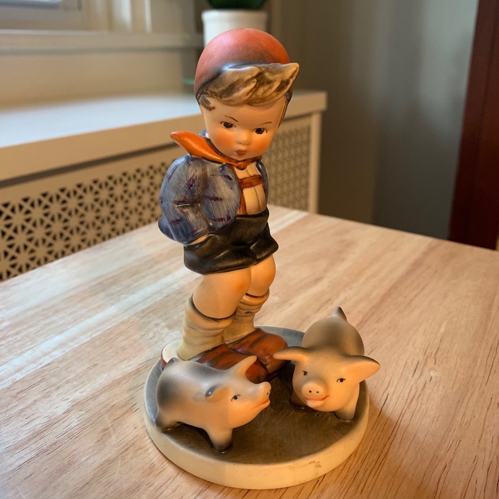 Vintage Hummel "Farm Boy" Figurine